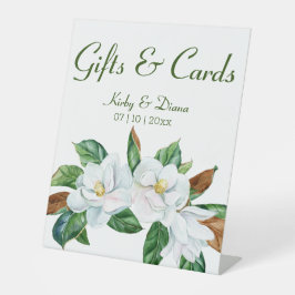 Hübsch Magnolia Bouquet Hochzeitsgeschenke und Kar Sockelschild