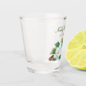 Hübsch Magnolia Bouquet Wedding Custom Schnapsglas (Links)