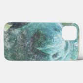 Hübsch Manatee Art Case-Mate iPhone Hülle (Rückseite (Horizontal))