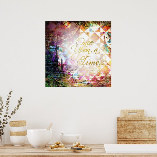 Hübsch Märchen einmal Poster (Küche)