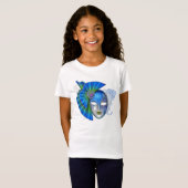 Hübsch Mardi Gras Mask T Shirt (Vorne ganz)