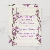 Hübsch maurischer Landstil Save the Date Ankündigungspostkarte (Vorne/Hinten)