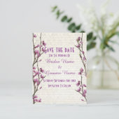 Hübsch maurischer Landstil Save the Date Ankündigungspostkarte (Stehend Vorderseite)