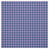 Hübsch Mauve, Navy Blue Karo Gingham Fabric Stoff (Muster)