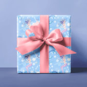 Hübsch Mermaid Glitzer Sparkle Geschenkpapier