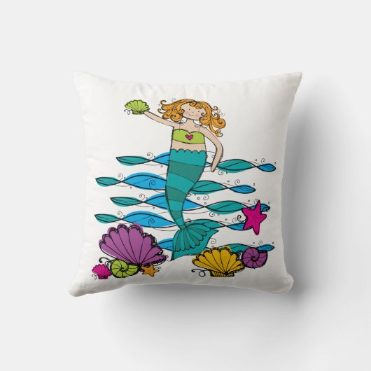 Hübsch Mermaid Kissen (Rückseite)