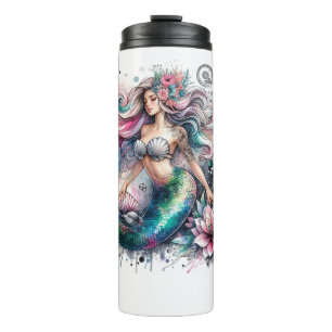 Hübsch Mermaid Thermosbecher