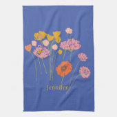 Hübsch-modern-floral Geschirrtuch (Vertikal)