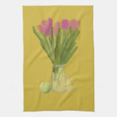 Hübsch Moderne Blume & Birnen & Apfel Geschirrtuch (Vertikal)