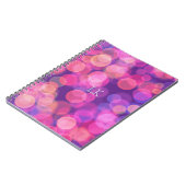 Hübsch Moderne rosa Floating Color Notizblock (Linke Seite)
