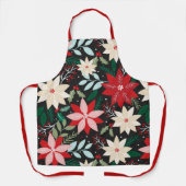 Hübsch Moderne Weihnachtsfeiertage Poinsettia Flor Schürze (Vorderseite)