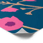Hübsch Modernes Blumenmuseum 30. Party Poster (Ecke)
