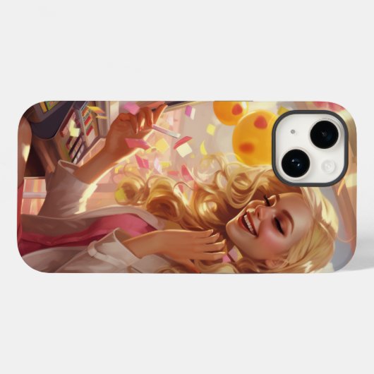 Hübsch Modernes Geschenk Case-Mate iPhone Hülle (Rückseite (Horizontal))