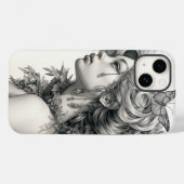 Hübsch Modernes Geschenk Case-Mate iPhone Hülle (Rückseite (Horizontal))