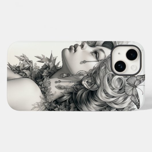 Hübsch Modernes Geschenk Case-Mate iPhone Hülle (Rückseite (Horizontal))