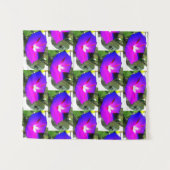 Hübsch Morning Glory Blume Tapestory Wandteppich (Vorderseite (Horizontal))