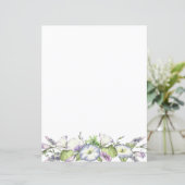 Hübsch Morning Glory Stationspapier (Stehend Vorderseite)