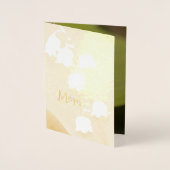 Hübsch Mütter-Tag Gold Folienkarte (Vorderseite)