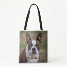 Hübsch "My Bestie" Boston Terrier Personalisiert