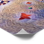 Hübsch Niedliche Lila Tänzerin Poster (Ecke)