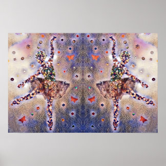 Hübsch Niedliche Lila Tänzerin Poster