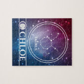 Hübsch Night Sky Personalisiert Zodiac Sign TAURUS Puzzle (Horizontal)