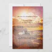 Hübsch Ocean Sky View Probe Abendessen Einladung (Vorderseite)