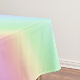 Hübsch Ombre Gradient Pastel Rainbow Tischdecke