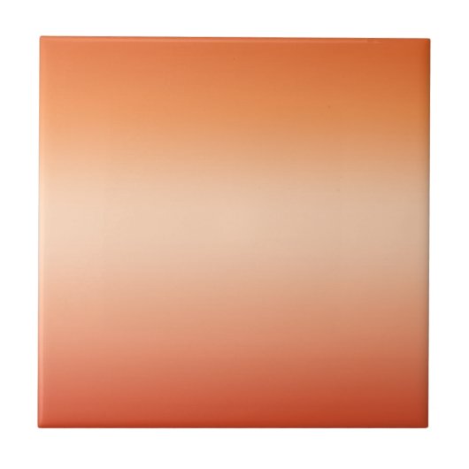 Hübsch Ombre Hot Summer Orange & Apricot Gradient Fliese (Vorderseite)