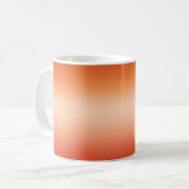 Hübsch Ombre Hot Summer Orange & Apricot Gradient Kaffeetasse (Vorderseite Links)