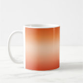 Hübsch Ombre Hot Summer Orange & Apricot Gradient Kaffeetasse (Links)