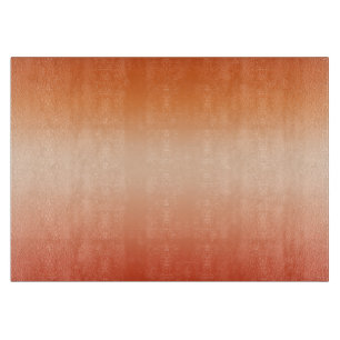 Hübsch Ombre Hot Summer Orange & Apricot Gradient Schneidebrett