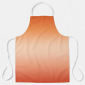 Hübsch Ombre Hot Summer Orange & Apricot Gradient Schürze (Vorderseite)