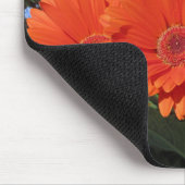 Hübsch Orange Daisy Fotografie Mousepad (Ecke)