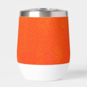 Hübsch Orange Funkelnd Mass (Vorderseite)