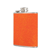 Hübsch Orange Funkelnd Mass Flachmann (Links)