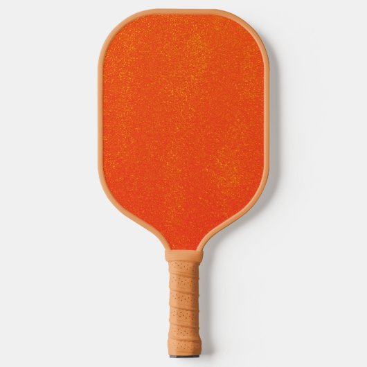 Hübsch Orange Funkelnd Mass Pickleball Schläger (Vorderseite)