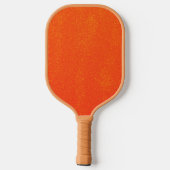 Hübsch Orange Funkelnd Mass Pickleball Schläger (Rückseite)
