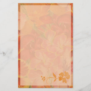 Hübsch Orange Herbst Briefpapier