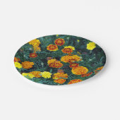 Hübsch Orange Marigolds Foto Pappteller (Schrägansicht)