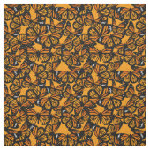 Hübsch Orange Monarch Butterfets Gemustert Stoff (Muster)