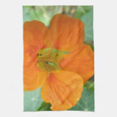 Hübsch Orange Nasturtium Blume Handtuch (Vertikal)