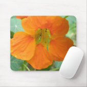 Hübsch Orange Nasturtium Blume Mousepad (Mit Mouse)