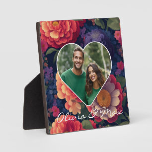 Hübsch orangefarbenes Foto Fotoplatte