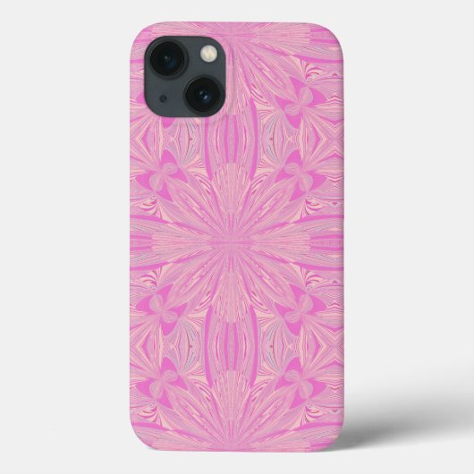 Hübsch Orchid Lila Schöne Abstrakte Blume Case-Mate iPhone Hülle (Rückseite)