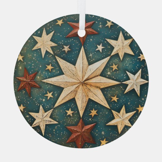 Hübsch Ornament Aus Glas (Rückseite)