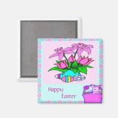 Hübsch Ostermagnet Magnet (Vorderseite/Rückseite)