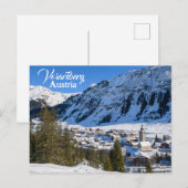 Hübsch Österreich Lech am Arlberg Vorarlberg Postkarte (Vorne/Hinten)