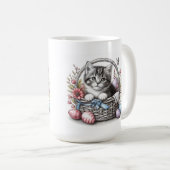 Hübsch Ostertabby Kitty Kaffeetasse (VorderseiteRechts)