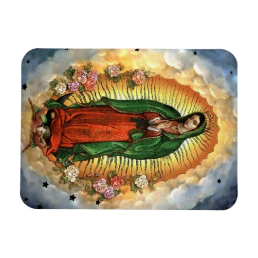 Hübsch Our Lady of Guadalupe Jungfrau Mary Küche Magnet (Horizontal)